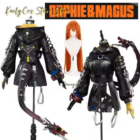 Orphie Cosplay Costume Zenless Zone Zero Wig Uniform Hat Headwear Ear Obol Squad Halloween Party for