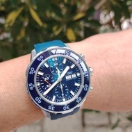 荀價💙已停產 IWC Aquatimer 計時潛水錶 ，型號：376711，海洋籃面＜單表一隻＞行走...