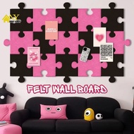 Ins Felt Puzzle Wall Stickers floor mat dopamine room splicing decoration kindergarten wall board de