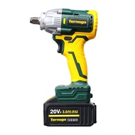 Ternaga Brushless Impact Wrench 2-in-1 Wrench & Drill 420Nm High Torque 1/2" & 1/4" Chuck for DIY & 