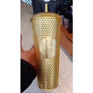 Starbucks Cold Cup 24OZ Gold (Cold Tumbler)