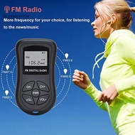 oc Portable Radio with Lcd Display Elderly-friendly Portable Radio Portable Mini Fm Radio with Lcd Display and Stereo Headphone for Home Travel Battery-powered Digital Radio