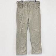 กางเกงยีนส์ Levi's รุ่น 514 ซิปหน้า สีเบจ ไซส์ W33 สไตล์วินเทจ