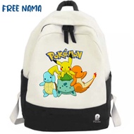 POKEMON PIKACHU MOTIF SCHOOL BACKPACK CHILDREN'S BACKPACK beg sekolah budak lelaki beg sekolah budak