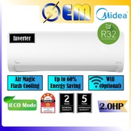 1.0HP/1.5HP/2.0HP/2.5HP MIDEA Xtreme SavE/Dura R32 Air Conditioner Aircond | iECO Mode &amp; Flash Cooling