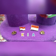 Mini flag pin