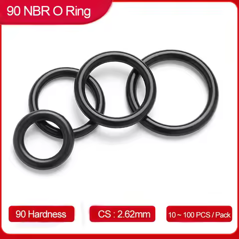 CS2.62mm, 90 Shore Hardness Nitrile Sealing O Ring, NBR O-Ring, High Pressure Resistance, Wear Resis