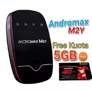 Mifi Modem Wifi Smartfren Andromax M2Y Free kuota 5GB - Modem wifi 4G