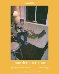 2 Mac Demarco Tour Ticket - Hong Kong