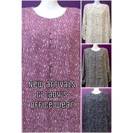 💞💞 G’Ladys - Muslimah Blouse ( Office Wear ) 46-54