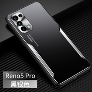 เคสOppo Reno 5 ProสำหรับOppo Reno 5 Pro 5G【Matteอลูมิเนียม + TPU + PCโทรศัพท์กรณี】