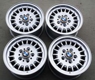 【田中中古輪胎館】BMW E28原廠圈 14吋 5X120 / 5.5J / ET22 中心孔72.6 銀 全新整理