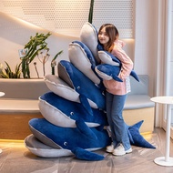 Cute Big Whale Plush Toy Pillow Cartoon Soft Comfort Plushie Stuffed Toys Doll Birthday Kids Gift