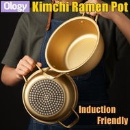 Korean Kimchi Instant Ramen Noodle Pot Ramyun Gold Aluminum Soup Pots Cooking Non Stick Hot Pot Induction Iron Pan
