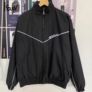 KSUAL Jaekyung Manhwa Jinx Black Team Jacket/Black Jinx Team Jacket Men's sports windbreaker