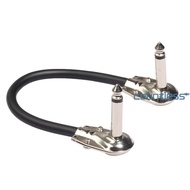 15cm 6.35mm Mono Male to Male Jack 1/4 inch Guitar Patch Cords Instrument Cable [countless.sg]
