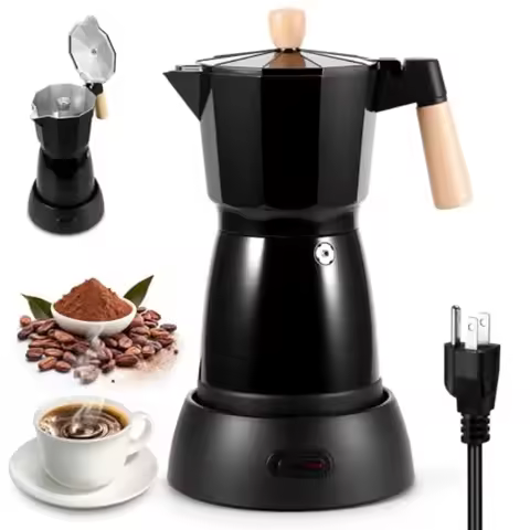 Coffee Pot Electric Coffe Maker 6 Cup Espresso Coffee Maker Cafeteras Electricas Italian Coffee Pot 
