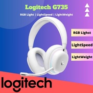 Logitech G735 Wireless Gaming Headset with Customizable LIGHTSYNC RGB Lighting, LIGHTSPEED, Bluetoot