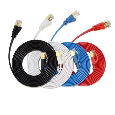 1-50M Ethernet Cable RJ45 Cat7 Lan SSTP CAT 7 RJ 45 Network Cable Patch Cord for Desktop Computers L