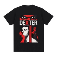Dexter Morgan Eyes TV Series Pattern Printed Round Neck Cotton T-shirt Men's Top