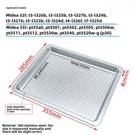 Non-Stick Baking Dish Suitable for Midea 32L/35L Liter Electric Oven T4-L326F/Pt3530w Stainless Stee