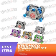 KENDMOTO TITANIUM BOLT BREMBO CALIPER SET P.34 2P
