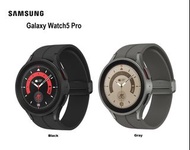 ---沽清！Out of stock！售罄！---三星Samsung Galaxy Watch5 Pro 45mm (R920 Bluethooth: $1,688 | R925 LTE: NA) 智能運動Watch 5手錶，GPS route tracking guides, Advanced sleep coaching，100% brand new水貨!