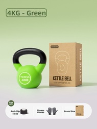 TEZEWA | Solid Cast Iron Kettlebell 6kg