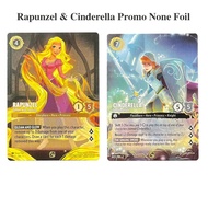 Disney Lorcana Promo Cards Proxy Card Rapunzel Cinderella Black Core Top Quality Custom Playing Card