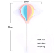 CAKE TOPPER BALON UDARA KERTAS || HIASAN KUE ULANG TAHUN BALON UDARA KERTAS
