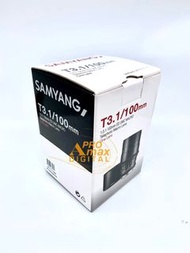 全新現貨✅ Samyang 100mm T3.1 Cine MACRO Lens VDSLR for Canon EF / Nikon F / Sony E (水貨) (Brand New) telephoto手動電影鏡頭