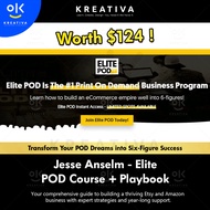 ETSY Video Course - Jesse Anselm - Elite POD Course + Playbook | Learn ETSY course