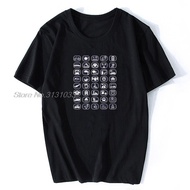 Men T Shirt Travel Icon T shirt Travel Guide 40 Icons T Shirt 2 rt Women Tshirt Men Fashion Cotton Tshirt Anime Tees Harajuku XS-6XL