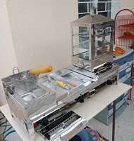 3in1 burger grill with deep fryer and siomai house size 12x18