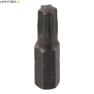 LUCKYSTORE 1pc Torx Bits, S2 Alloy Steel T6-T40 Screw Driver Bit, 1/4 Inch Hex Shank 25mm Length 6 P