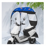 📢Can withstand 10-level typhoon📢Seveteenth canopy for motorcycle foldable  5 times thickened Sunscre