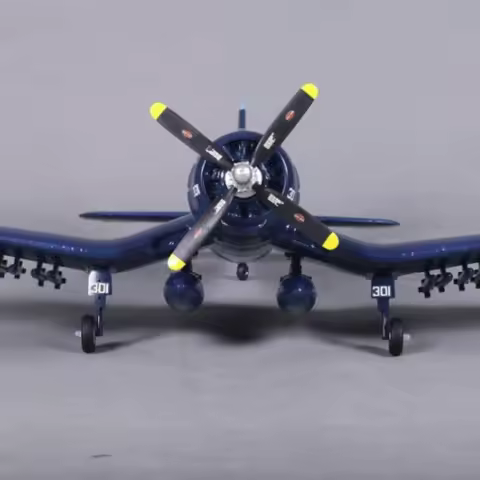 FMS 800mm Mini Warbird F4U Corsair V2 Blue PNP RTF Radio Control RC Airplane Model Plane Aircraft Av