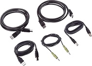 Aten 2L-7D02UDPX5 USB DisplayPort Dual Display Secure KVM Cable Kit, 1.8m