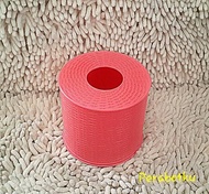 Kotak Tissue tempat tisu gulung motif Anyam HOMMY VERONICA pink