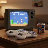Everdrive 16-bit SNES HDMI TV Game Stick for SFC/FC Wireless Controllers Everdrive 16-bit SNES HDMI 