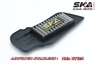 Qbix GT125 กรองอากาศสแตนเลส  ตรงรุ่นไม่ต้องดัดแปลง AirFilter SKA. ซิ่ง แรง ทน ประหยัดกันยาวๆ By SKA 