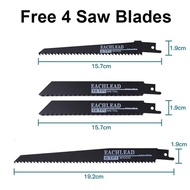 998VF Cordless Chainsaw 6 Inch Mini Electric Pruning Saw Rechargeable Lithium Battery Cutter