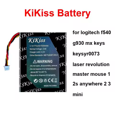 533-000200 M-RO052 For Logitech F540 G930 MX Keys KEYSYR0073 Laser Revolution Master Mouse 1 2S Anyw