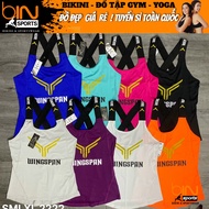 Women's gym yoga pickleball poly elastic tank top v2 BINSPORTS A159
