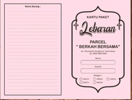 KARTU PAKET LEBARAN ISI 20