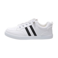 Giày thể thao nữ trắng 2 vạch giày lười slipon đế cao 2p da mềm dây rút đi học đi làm đi chơi năng đ