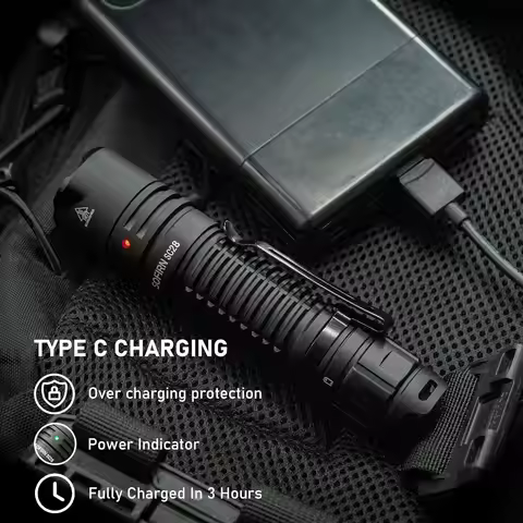 SOFIRN SC28 XHP50B HD LED 2800Lm Type-C Rechargeable Flashlight Protable Powerful 21700 Torch EDC Fl