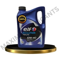 ELF Evolution 700 FT 10W40 Semi Synthetic Engine Oil (4L) + Luminac Container