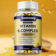 Xemenny Vitamin B Complex Supplement 75mg High Dose B Complex - 30/60/120 Tablets