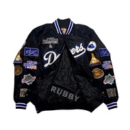 RUBBY - LOS ANGELES DODGERS VARSITY BOMBER JACKET FOR MEN AND WOMEN FULL EMBROIDERY PREMIUM DISTRO